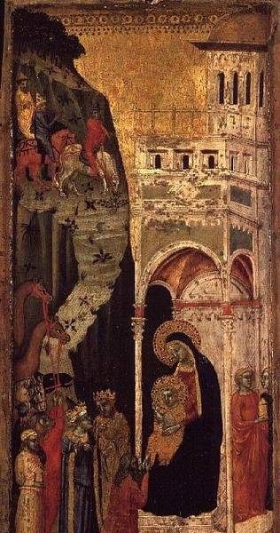 La adoración de los magos de Niccolo di Tomaso