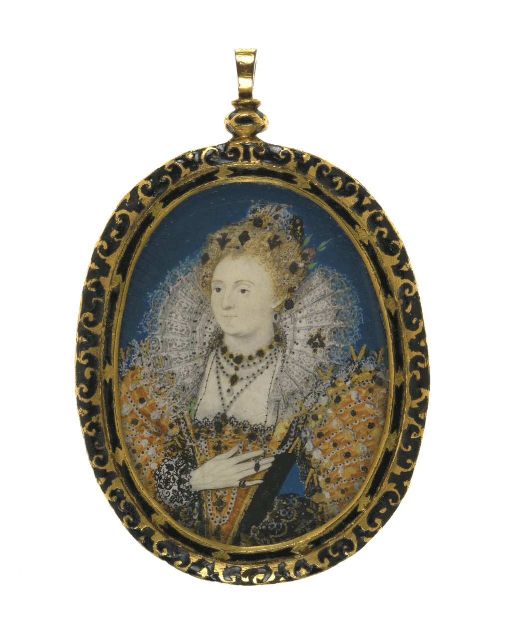 Reina Isabel I, c.1595-1600 de Nicholas Hilliard