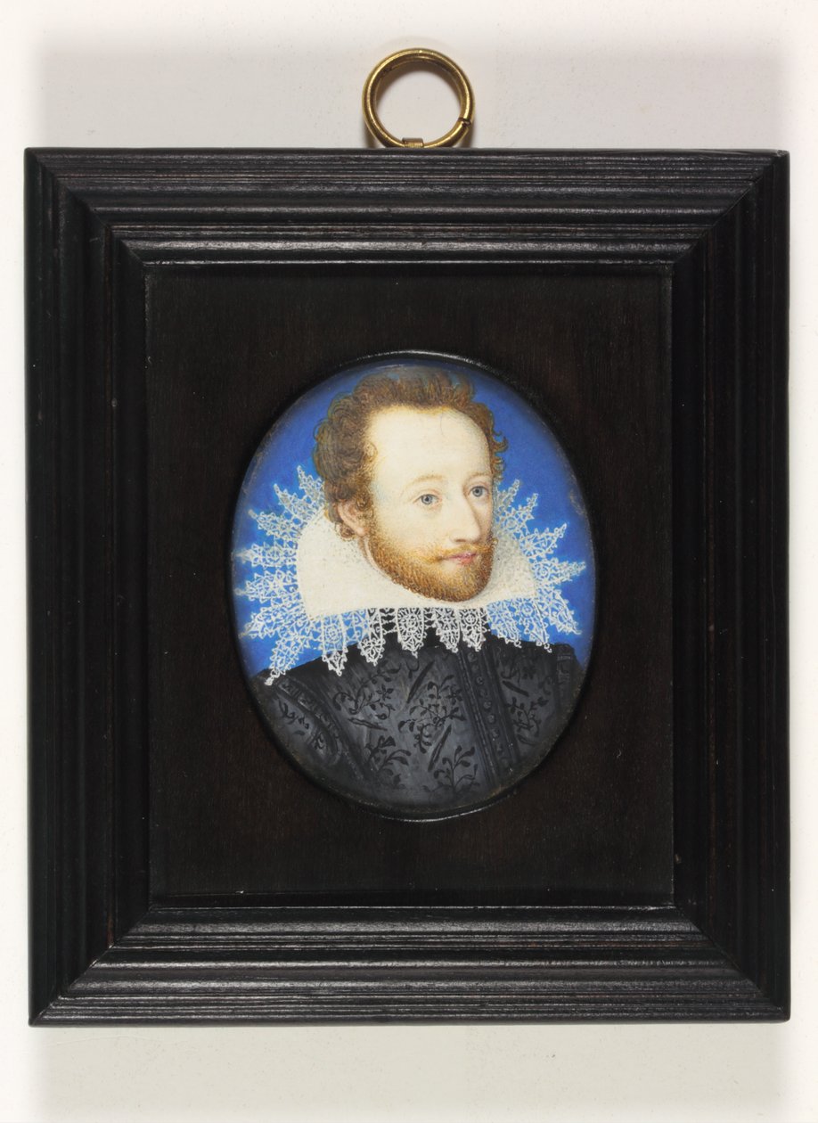 Un caballero llamado el Conde de Essex de Nicholas (school of) Hilliard