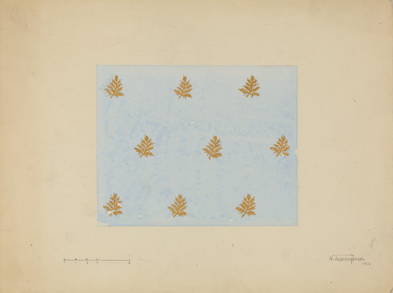 Papel tapiz, 1936 de Nicholas Acampora