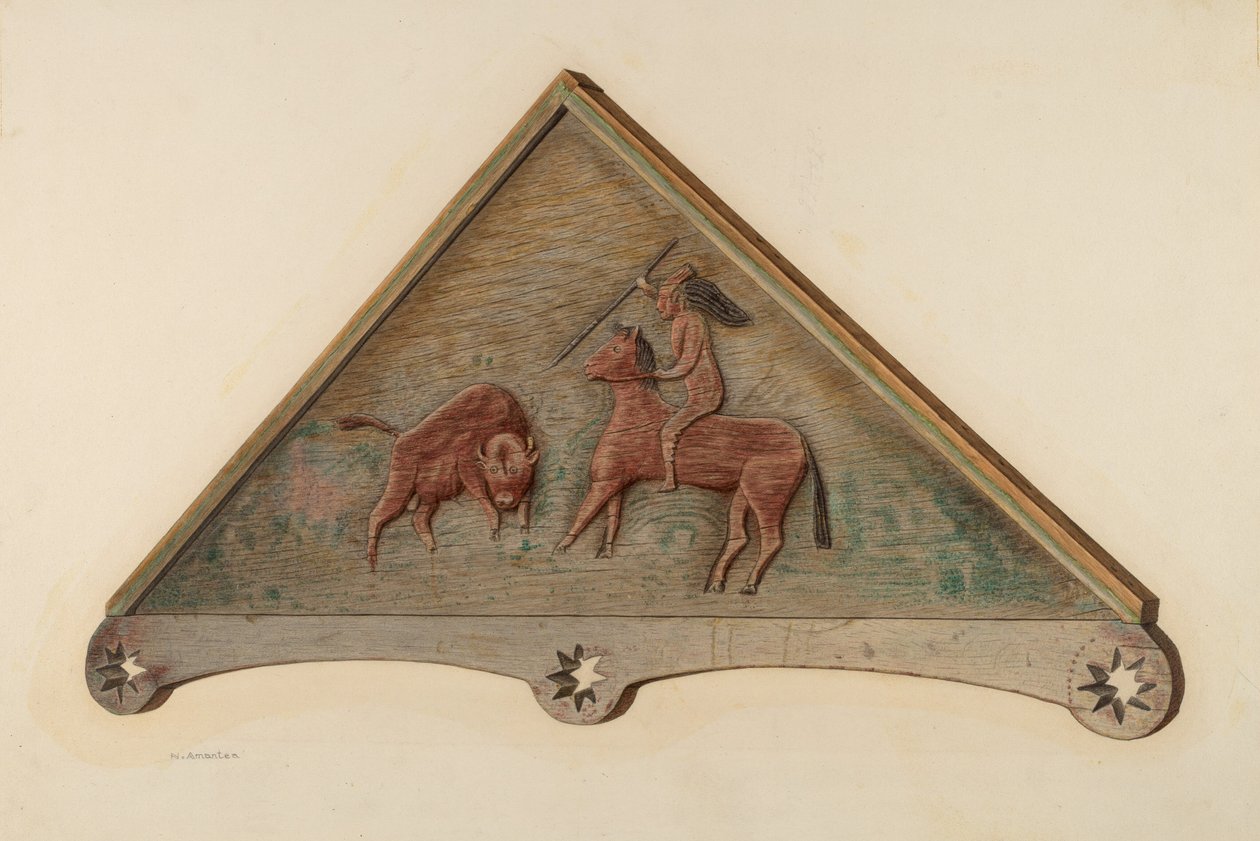 Panel sobre puerta de Nicholas Amantea