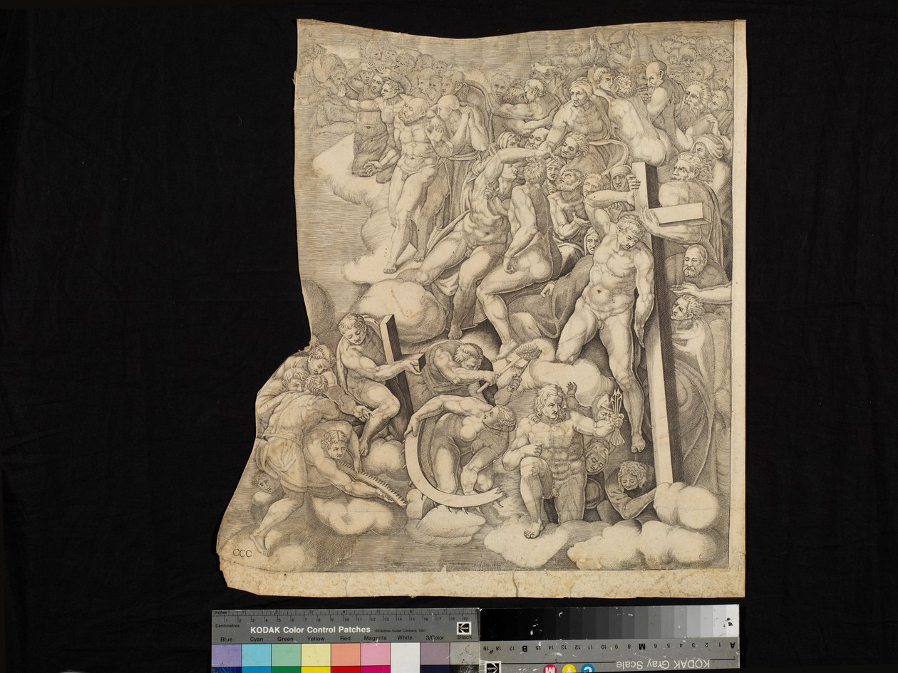 Escena del Juicio Final de Nicholas Beatrizet