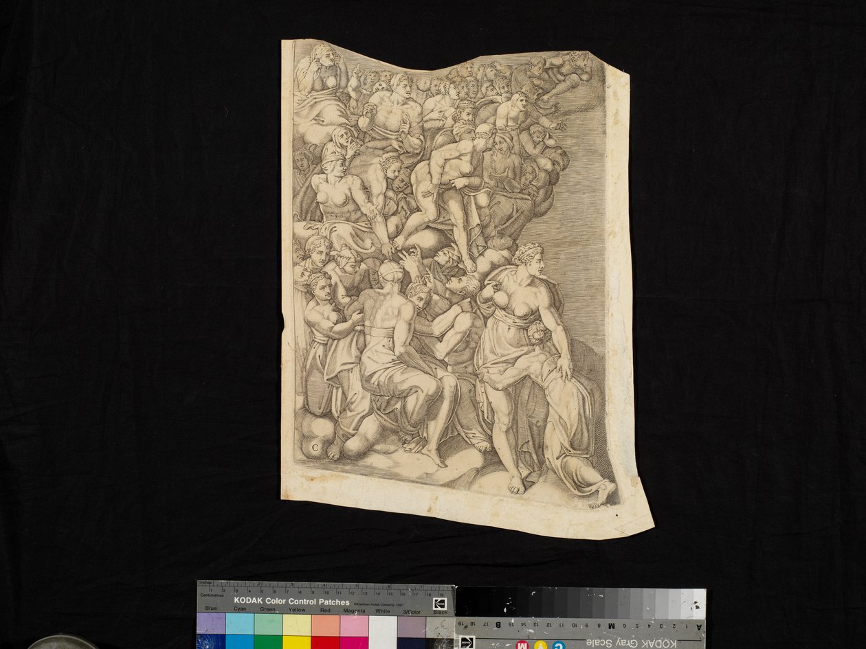 Escena del Juicio Final de Nicholas Beatrizet