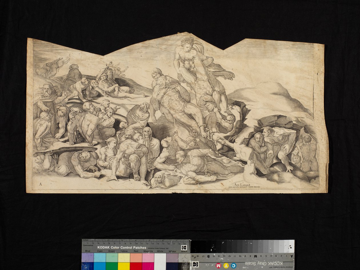 Escena del Juicio Final de Nicholas Beatrizet