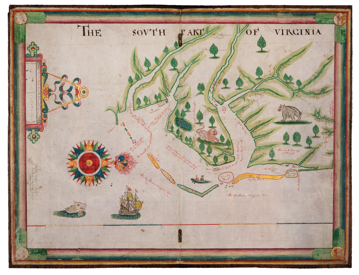 La parte sur de Virginia de Nicholas Comberford