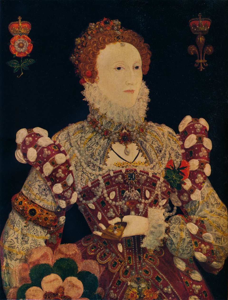 Isabel I, Reina de Inglaterra e Irlanda, c1574 de Nicholas Hilliard