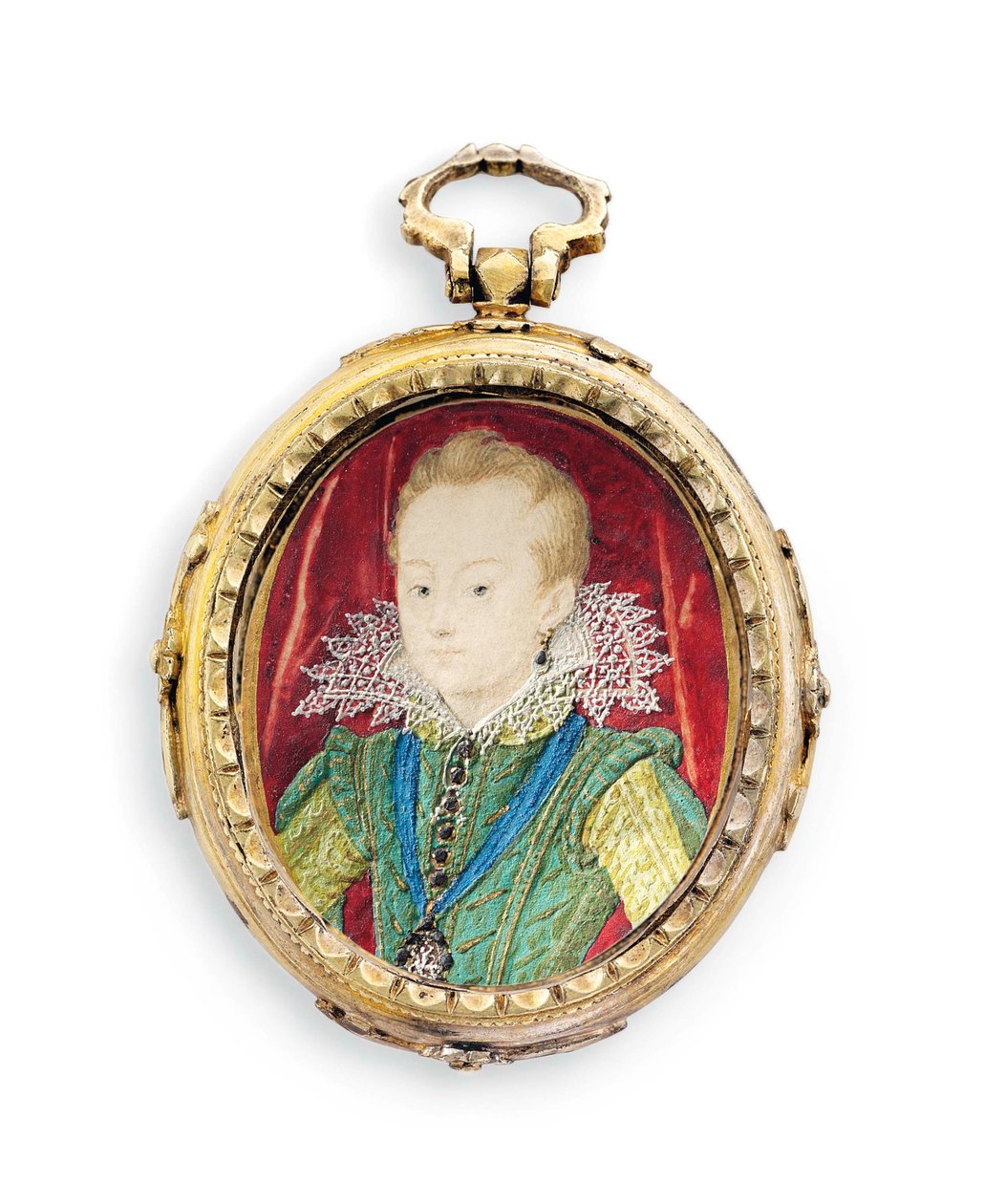 Rey Carlos I cuando era Duque de York, de niño de Nicholas Hilliard