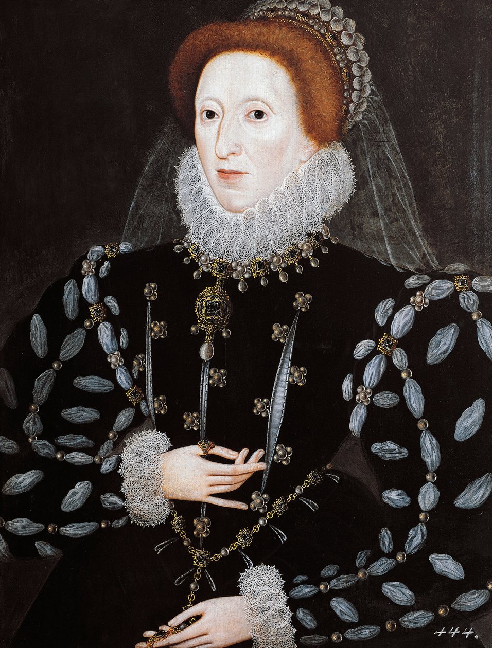 Retrato de la reina Isabel I de Inglaterra de Nicholas Hilliard