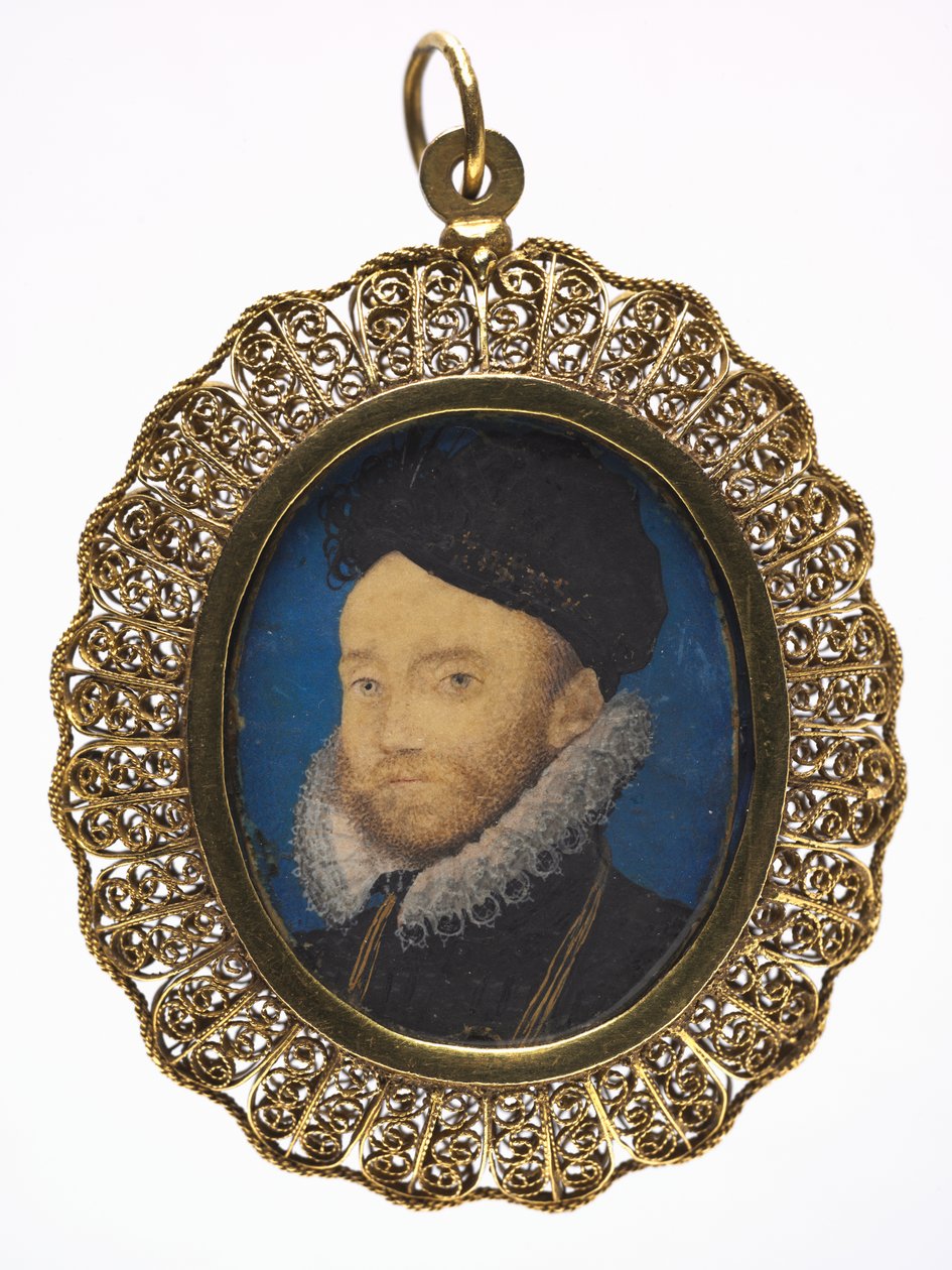 Retrato de un hombre, c.1590 de Nicholas Hilliard