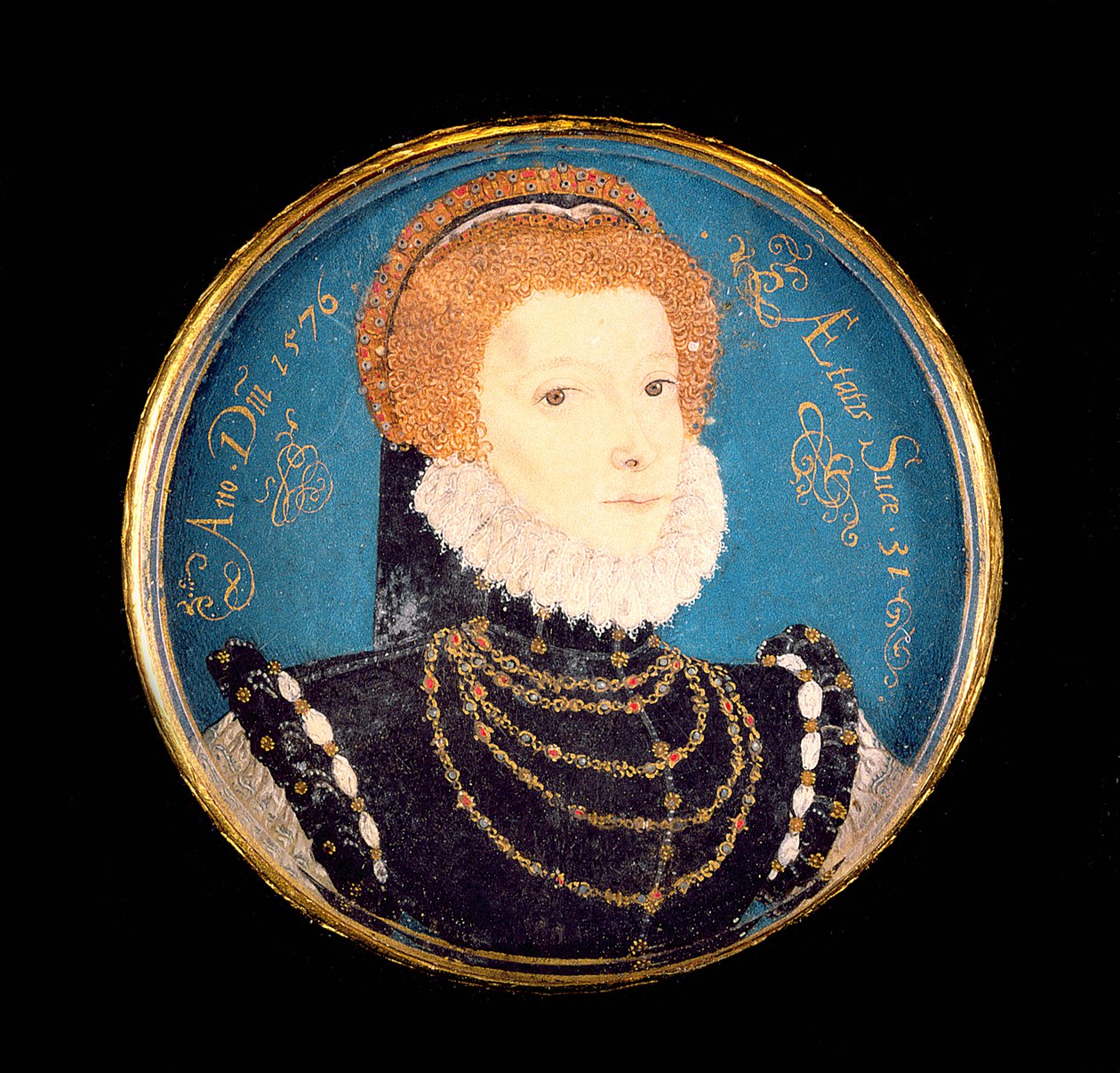 Retrato de una mujer, 1576 de Nicholas Hilliard