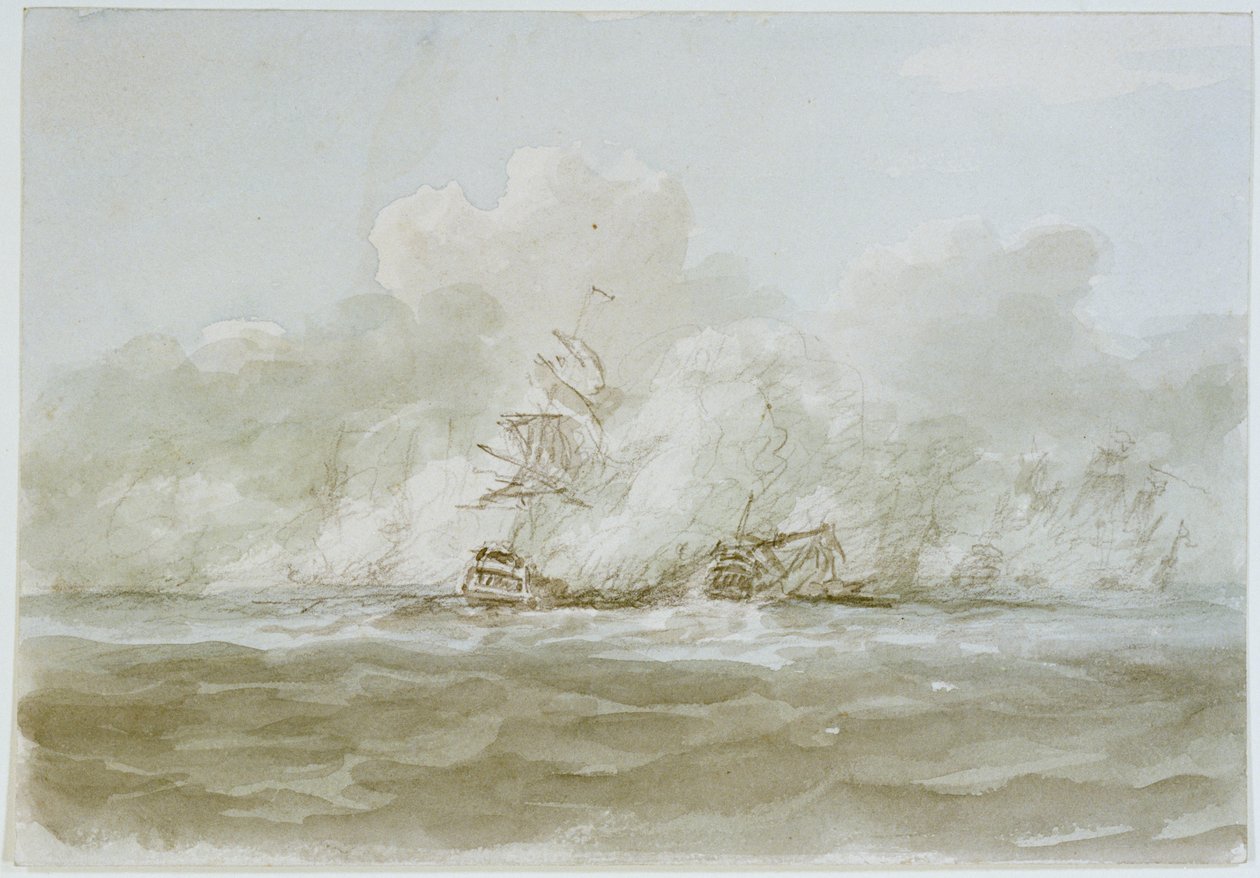 La batalla del Glorioso Primero de Junio de Nicholas Pocock