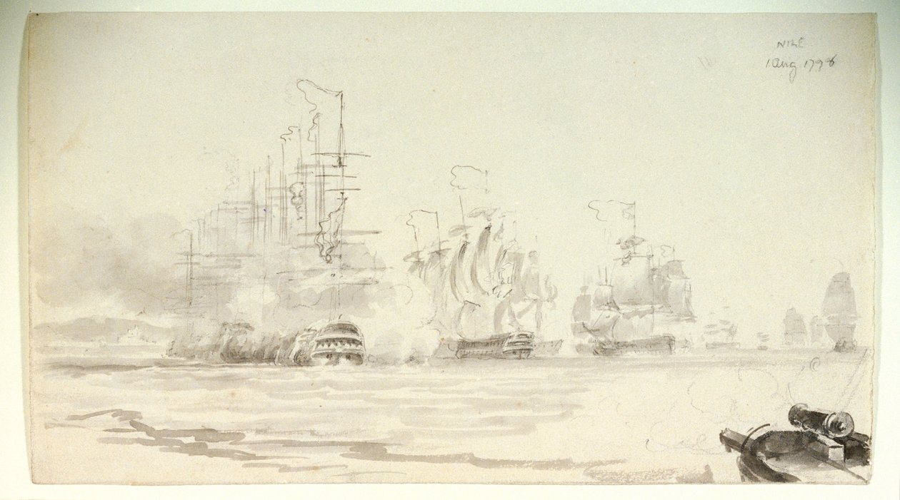 La batalla del Nilo de Nicholas Pocock