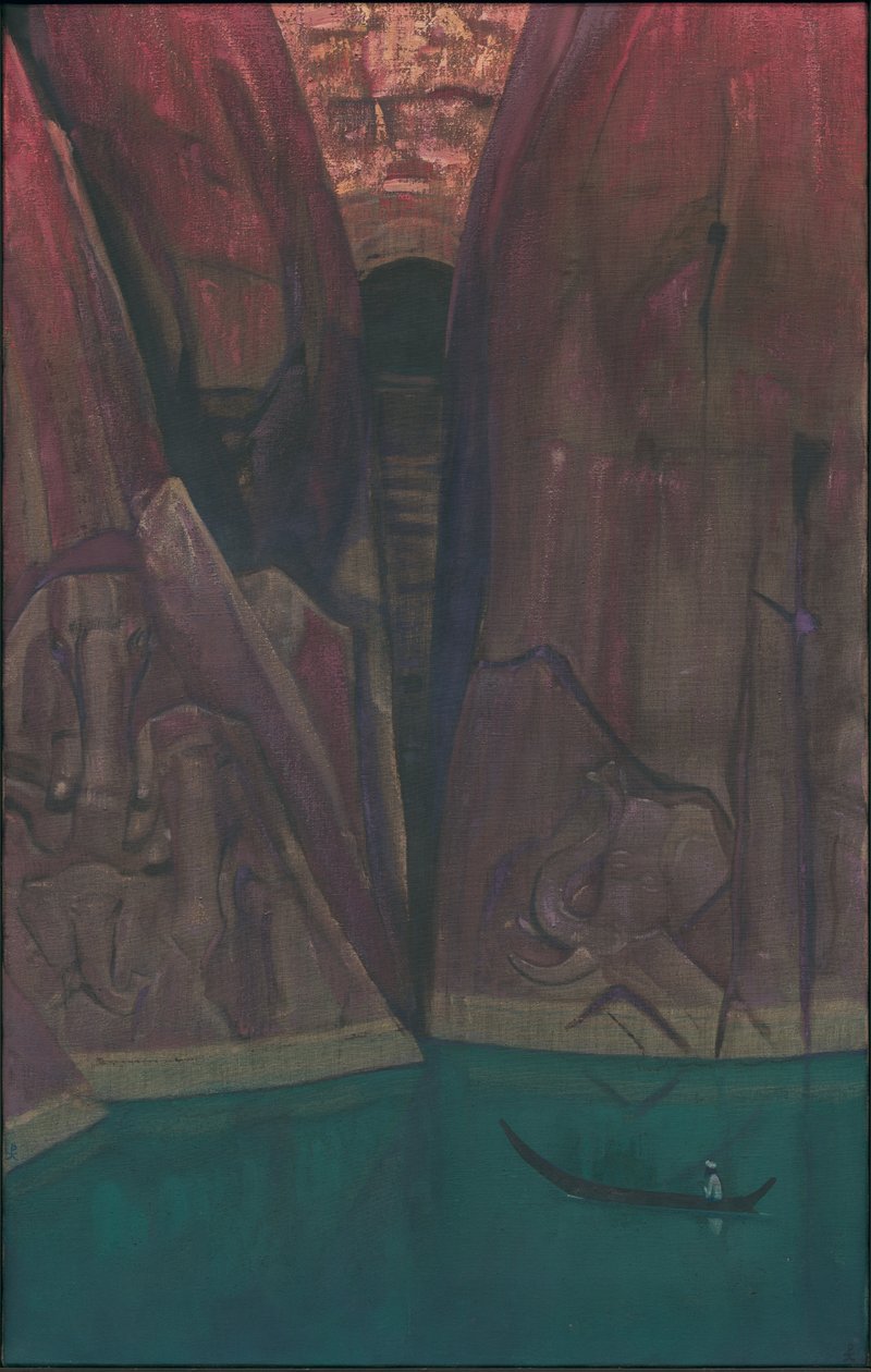 Ashram, serie "Ashrams", 1931 de Nicholas Roerich