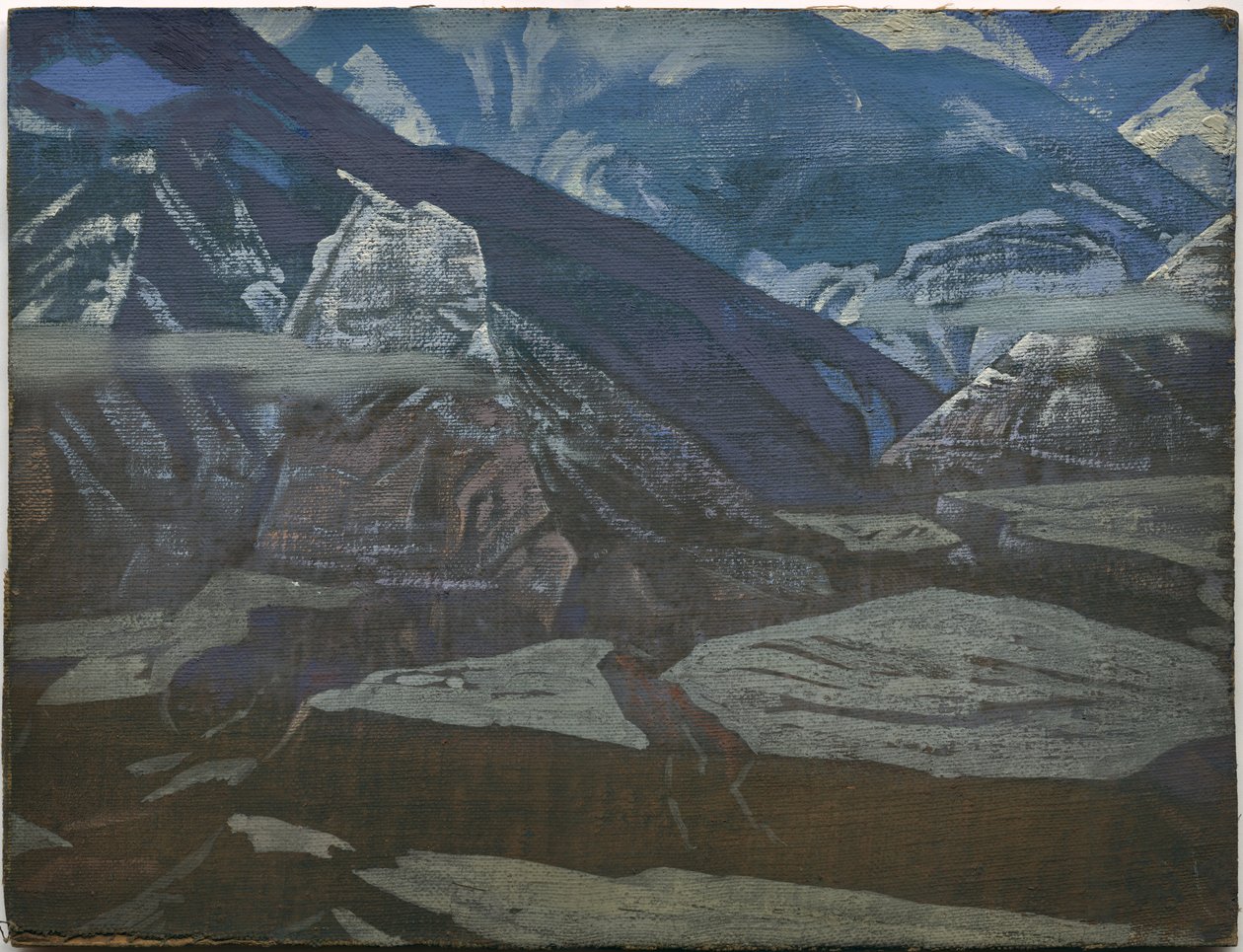 Fuerte Bharagarh, serie "Kulu", 1929 de Nicholas Roerich