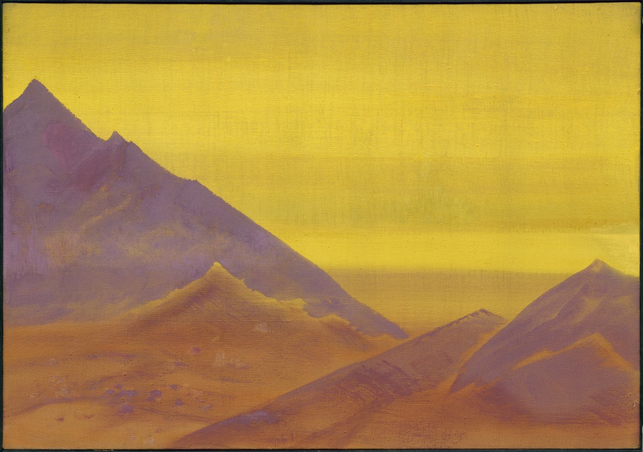 Amanecer, c.1930 de Nicholas Roerich