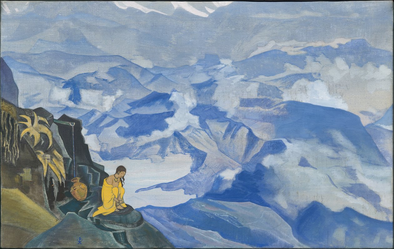 Gotas de vida, serie "Sikkim", 1924 de Nicholas Roerich