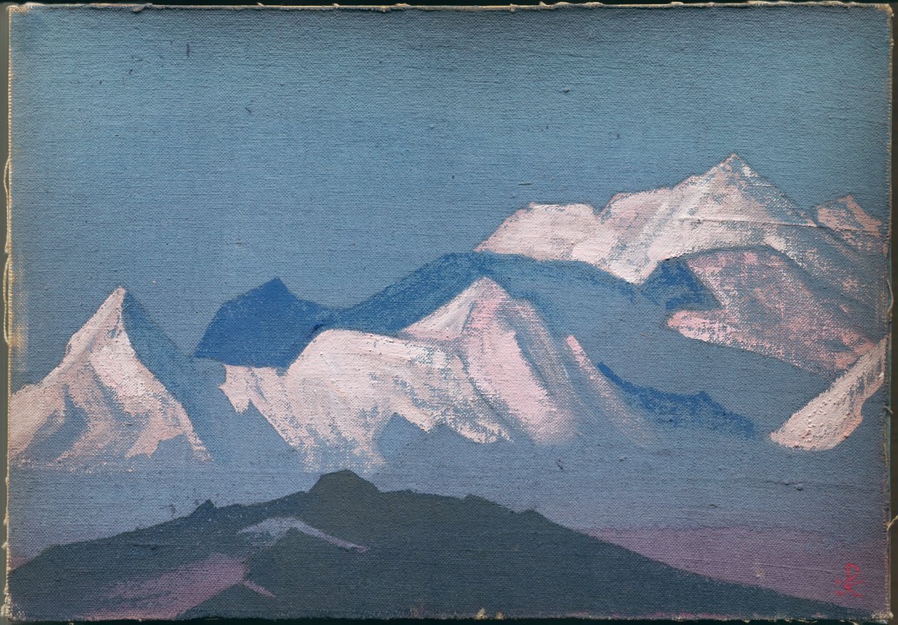 Himalayas, boceto, 1933 de Nicholas Roerich