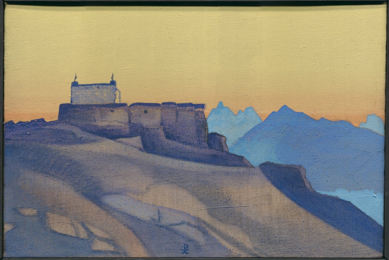 Monasterio, Sissu, 1932 de Nicholas Roerich