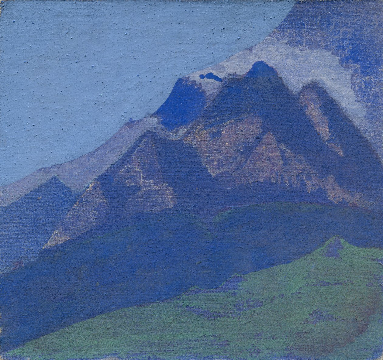 Estudio de montaña, c.1929 de Nicholas Roerich
