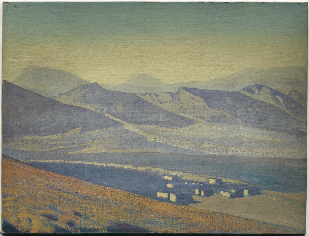 Santuarios y ciudadelas, de la serie del mismo título, 1925 de Nicholas Roerich