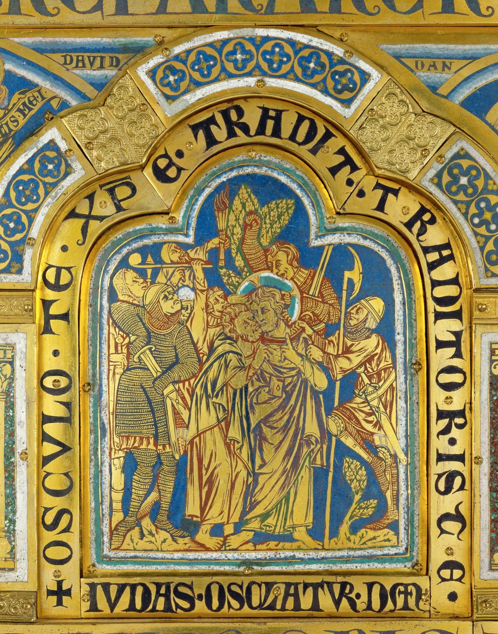 El beso de Judas, del altar de Verdún ... de Nicholas of Verdun