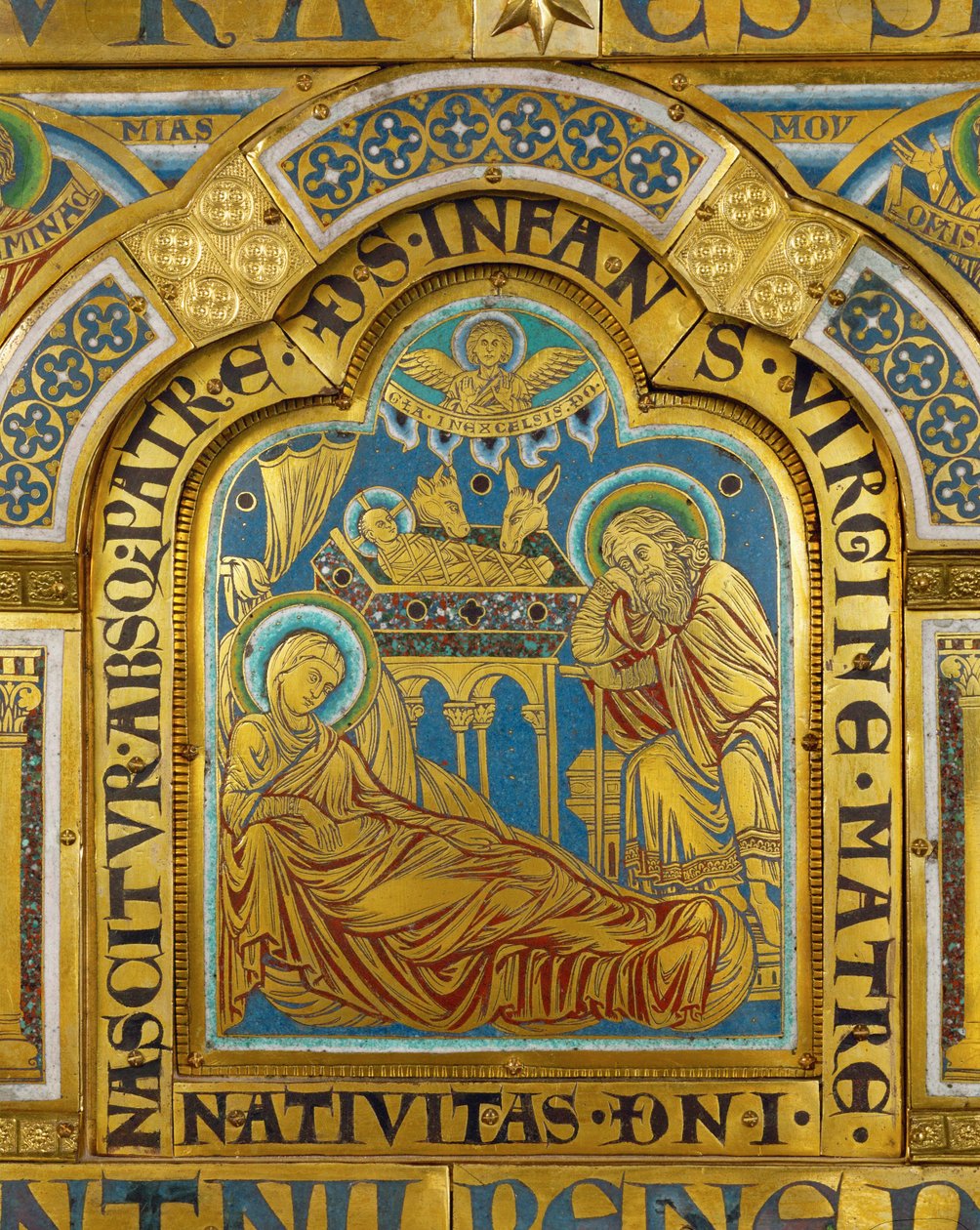 La Natividad, del Altar de Verdún ... de Nicholas of Verdun