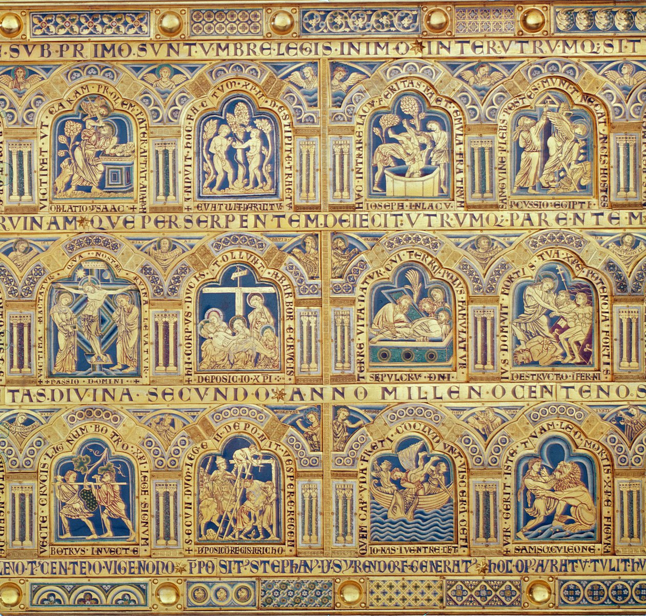 El Altar de Verdun (detalle) de Nicholas of Verdun