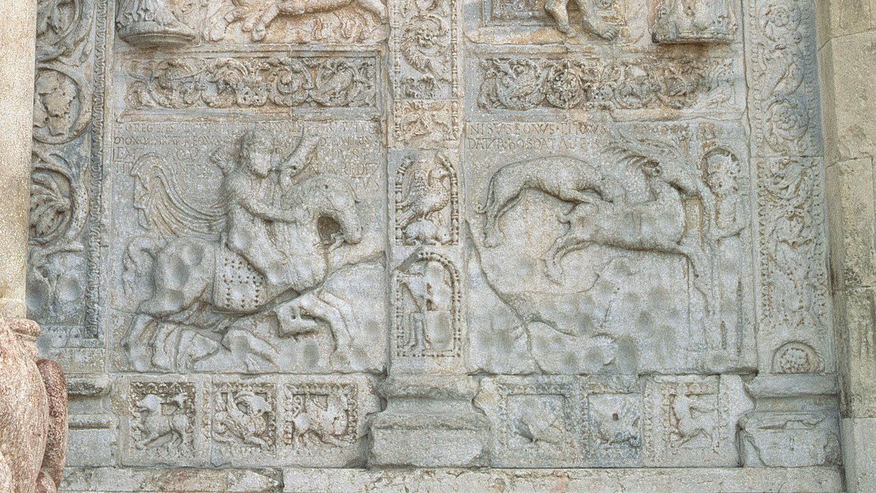 Paneles de relieve de temas del Libro del Génesis, Románico de Nicholaus