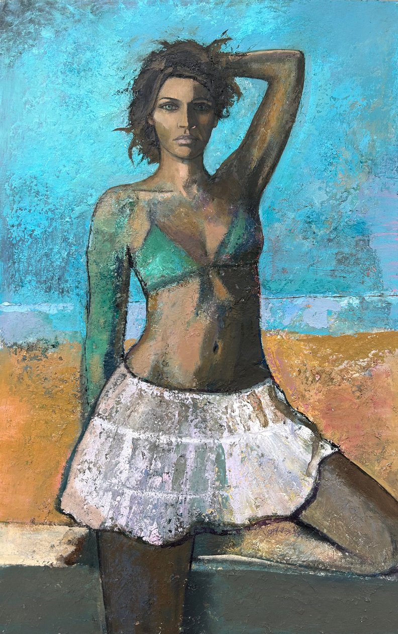 Insta, 2021-23 (óleo sobre tabla) de Nick Williams