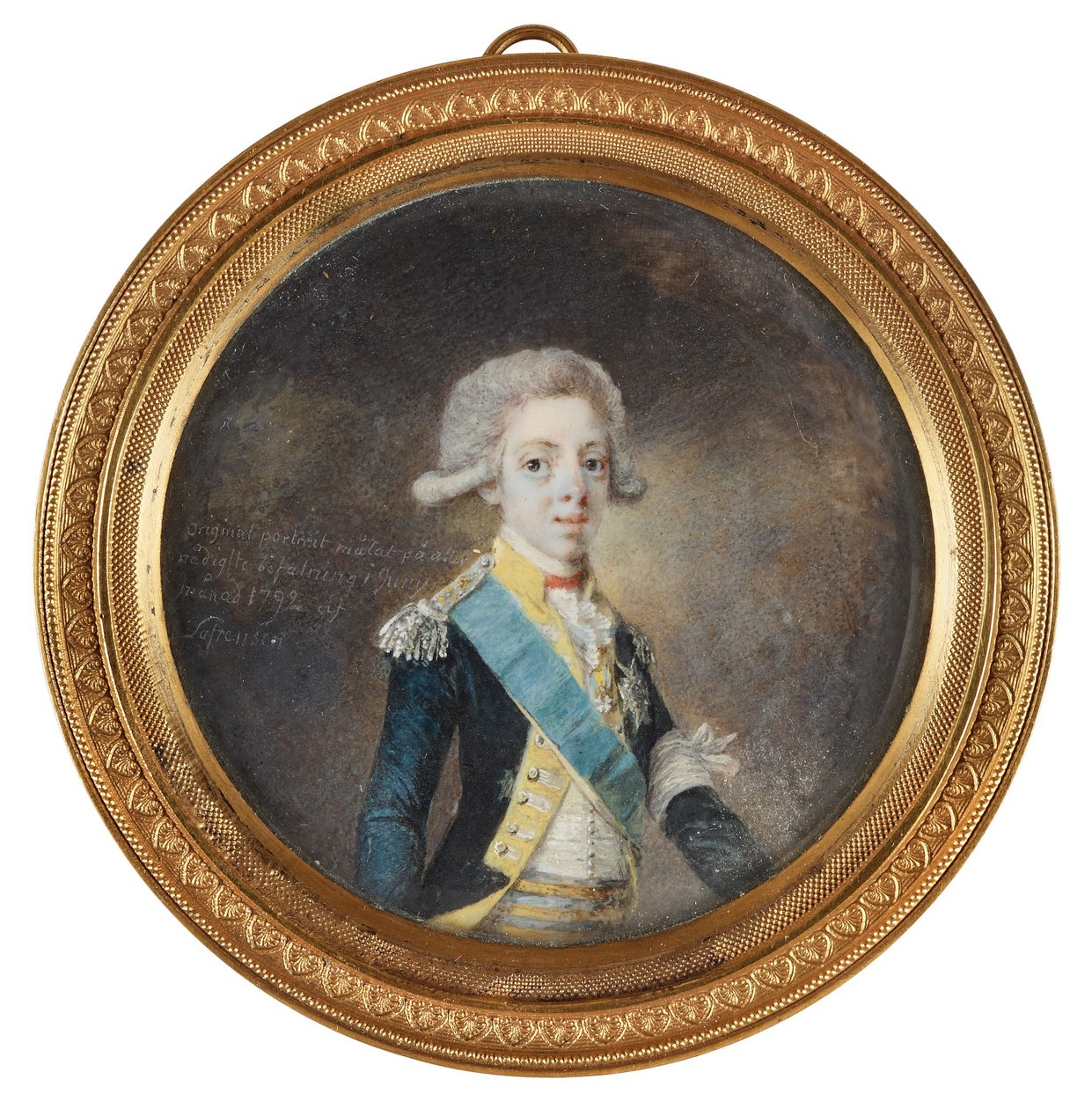 Retrato de Gustavo IV Adolfo de Suecia, 1792 de Niclas Lafrensen