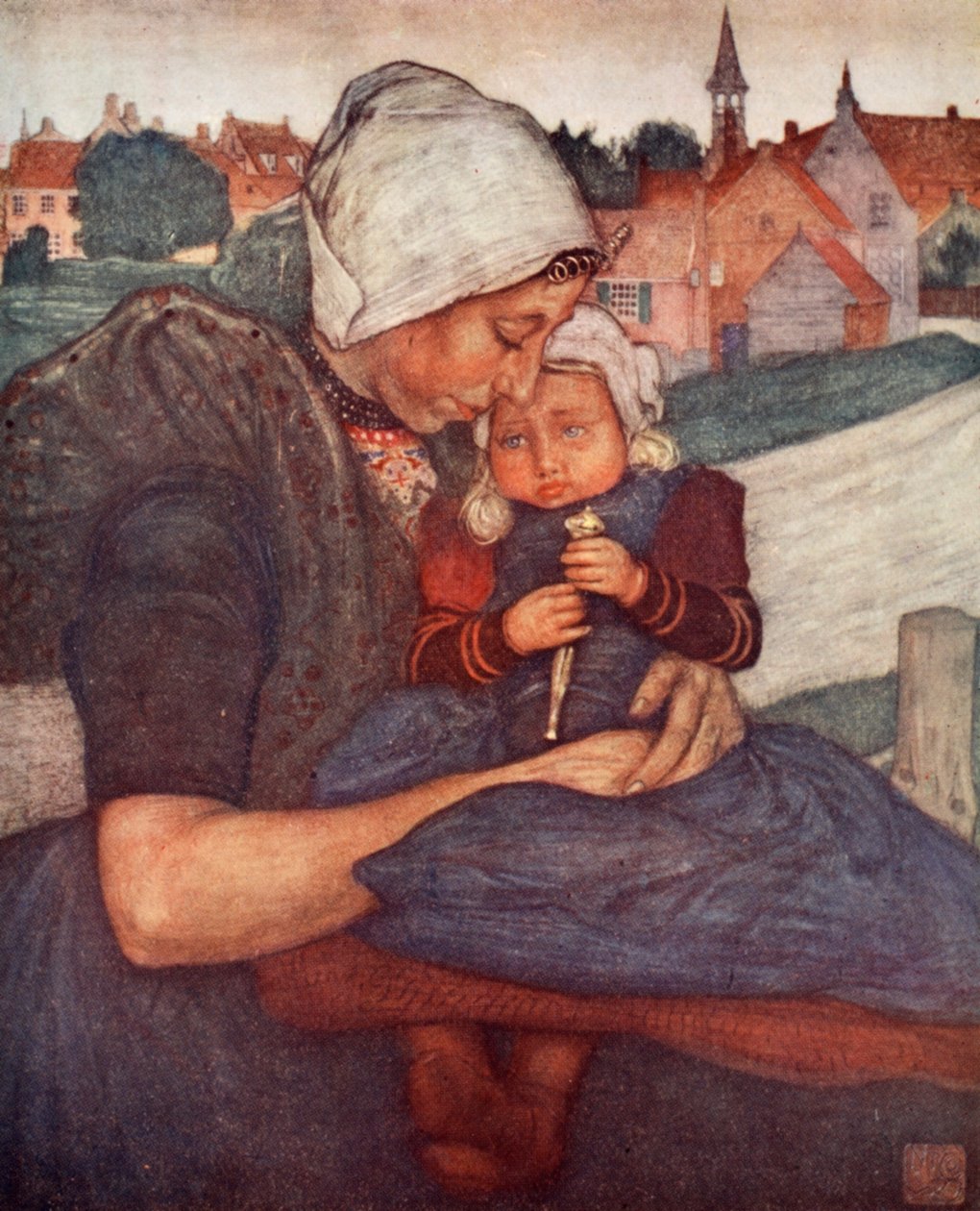 Una madre y un niño de Axel, 1904 de Nico Jungman