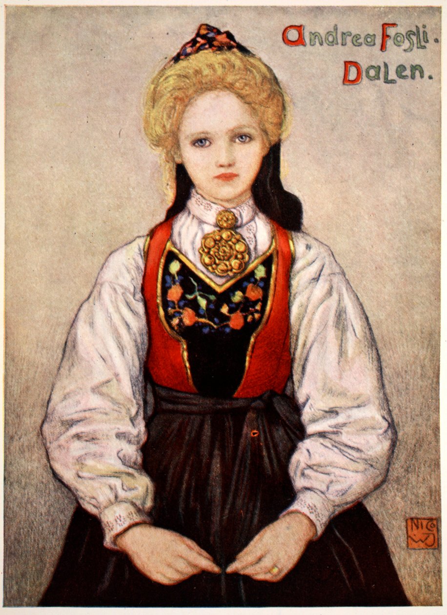 Chica del campo de Dalen, 1905 de Nico Jungman