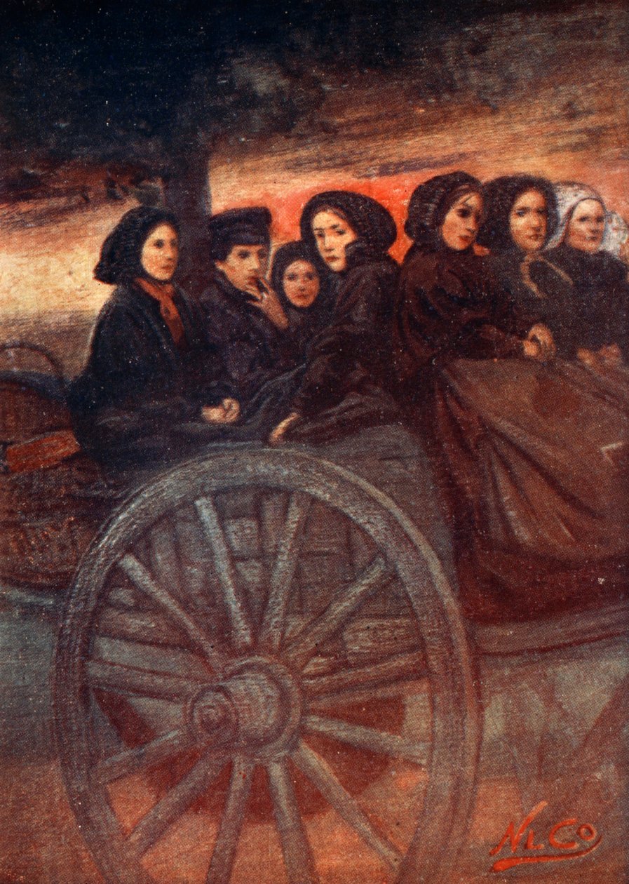 Regresando del mercado, 1904 de Nico Jungman