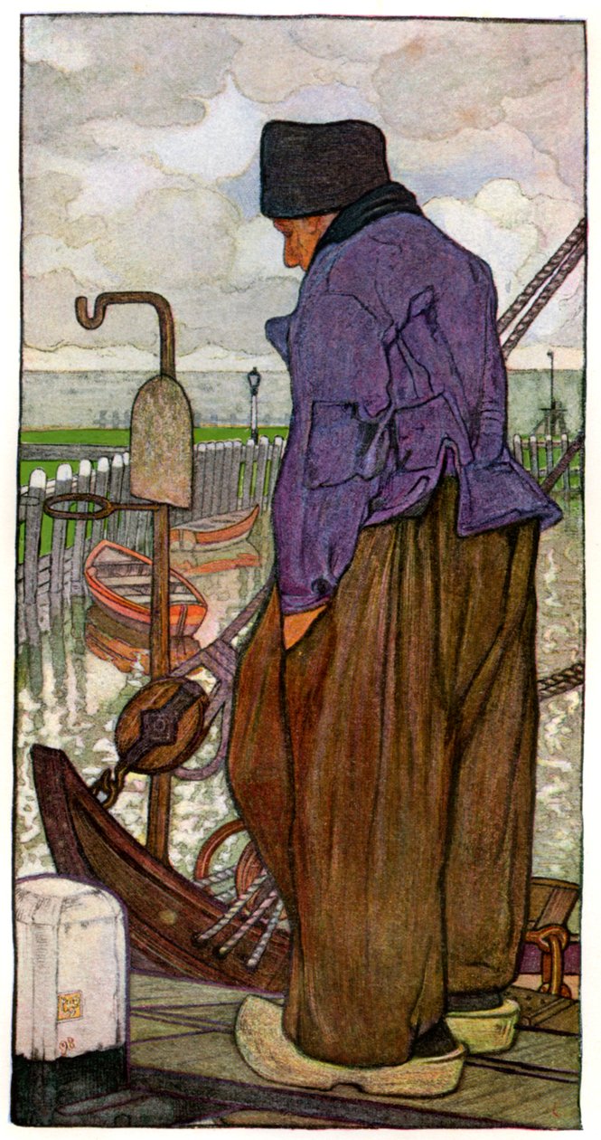 Un barquero holandés, 1898 de Nico Jungmann