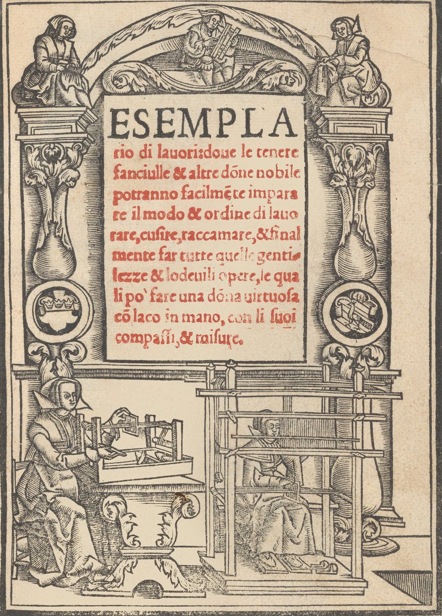 Esemplario di lavori, agosto 1529 de Nicolò Zoppino