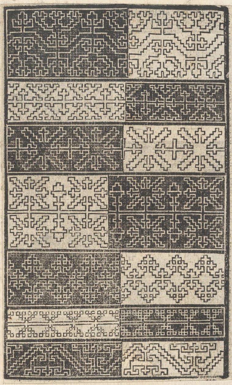 Esemplario di lavori, página 10 recto, agosto de 1529 de Nicolò Zoppino
