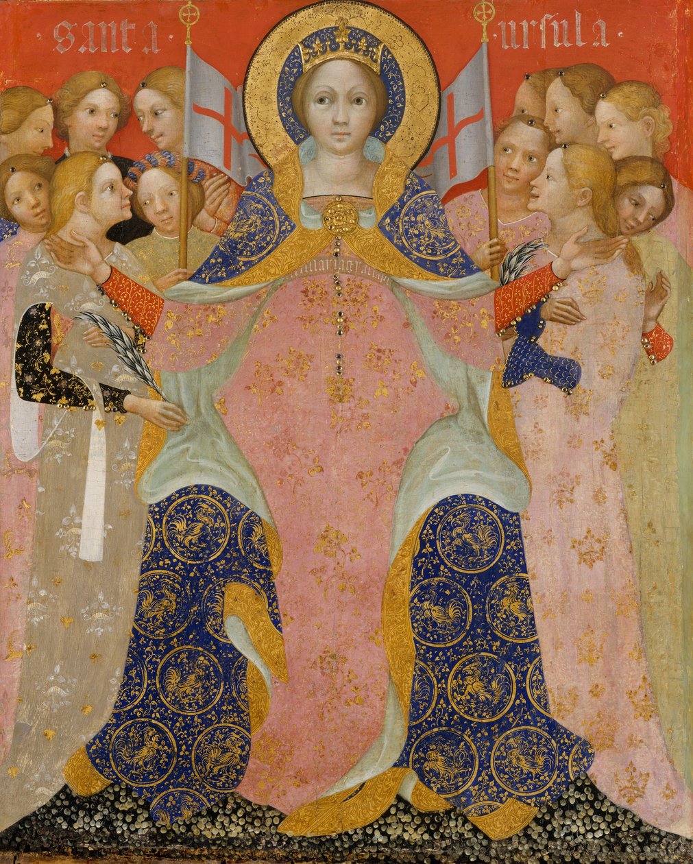 Santa Úrsula y sus doncellas, c.1410 de Nicolò di Pietro