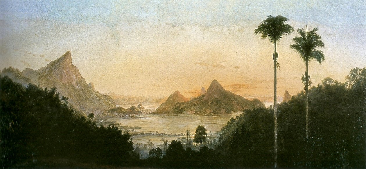 Lagoa Rodrigo de Freitas, Río de Janeiro de Nicola Antonio Facchinetti