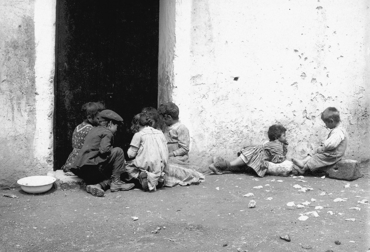 "Niños en conferencia" de Nicola Biondi