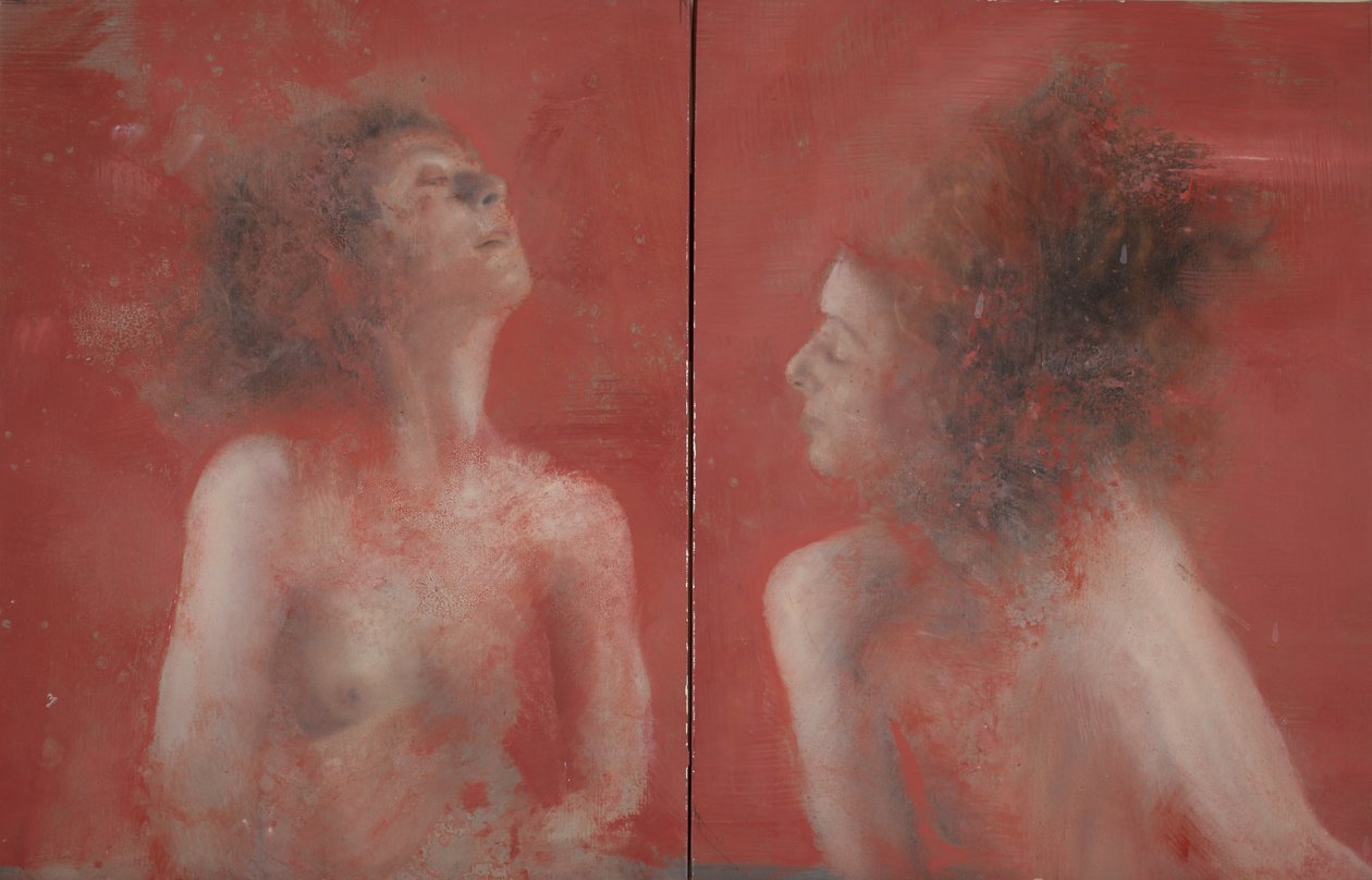 Diálogo, 2015 (óleo sobre lienzo) de Nicola Pucci