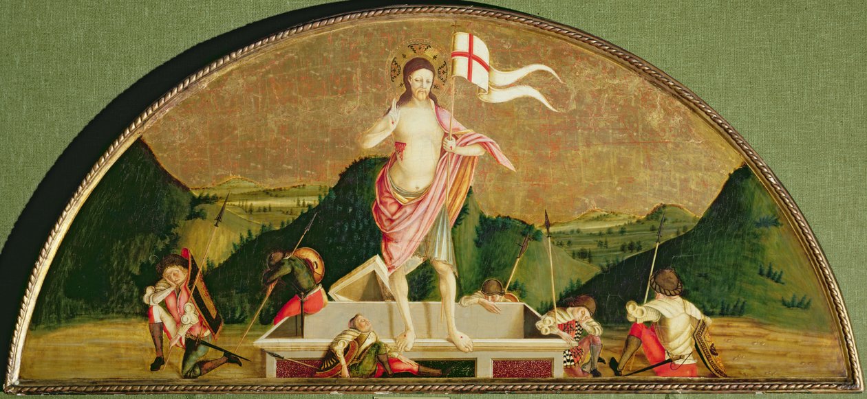 Cristo resucitado (óleo sobre tabla) de Nicola de Maestro Antonio
