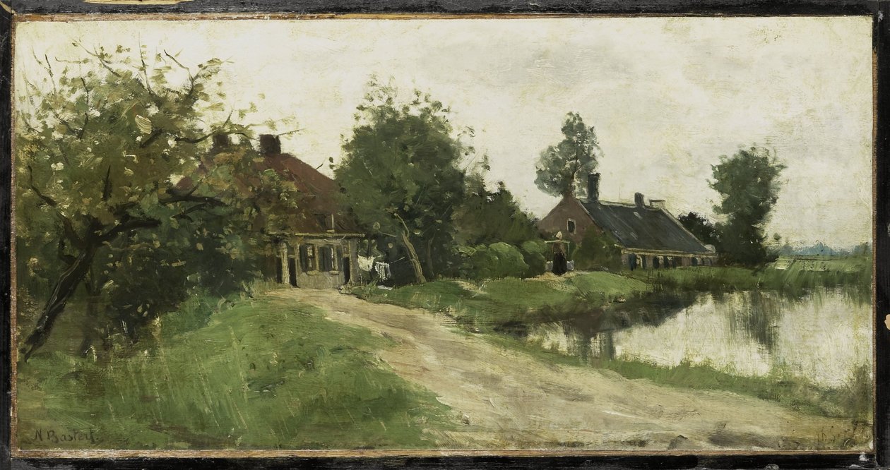 Cerca de Breukelen en el Vecht de Nicolaas Bastert