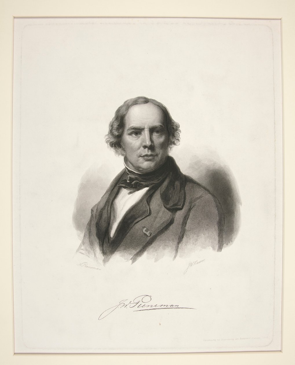 Retrato de J. W. uno más pequeño de Nicolaas Pieneman