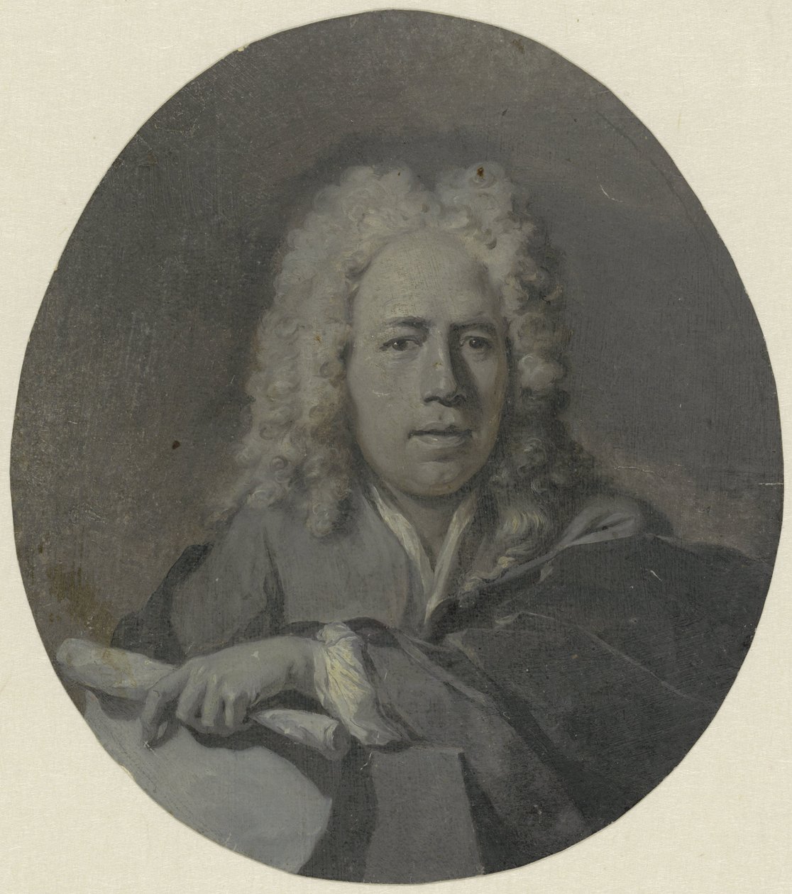 Retrato del pintor Carel Borchaert Voet de Nicolaas Verkolje
