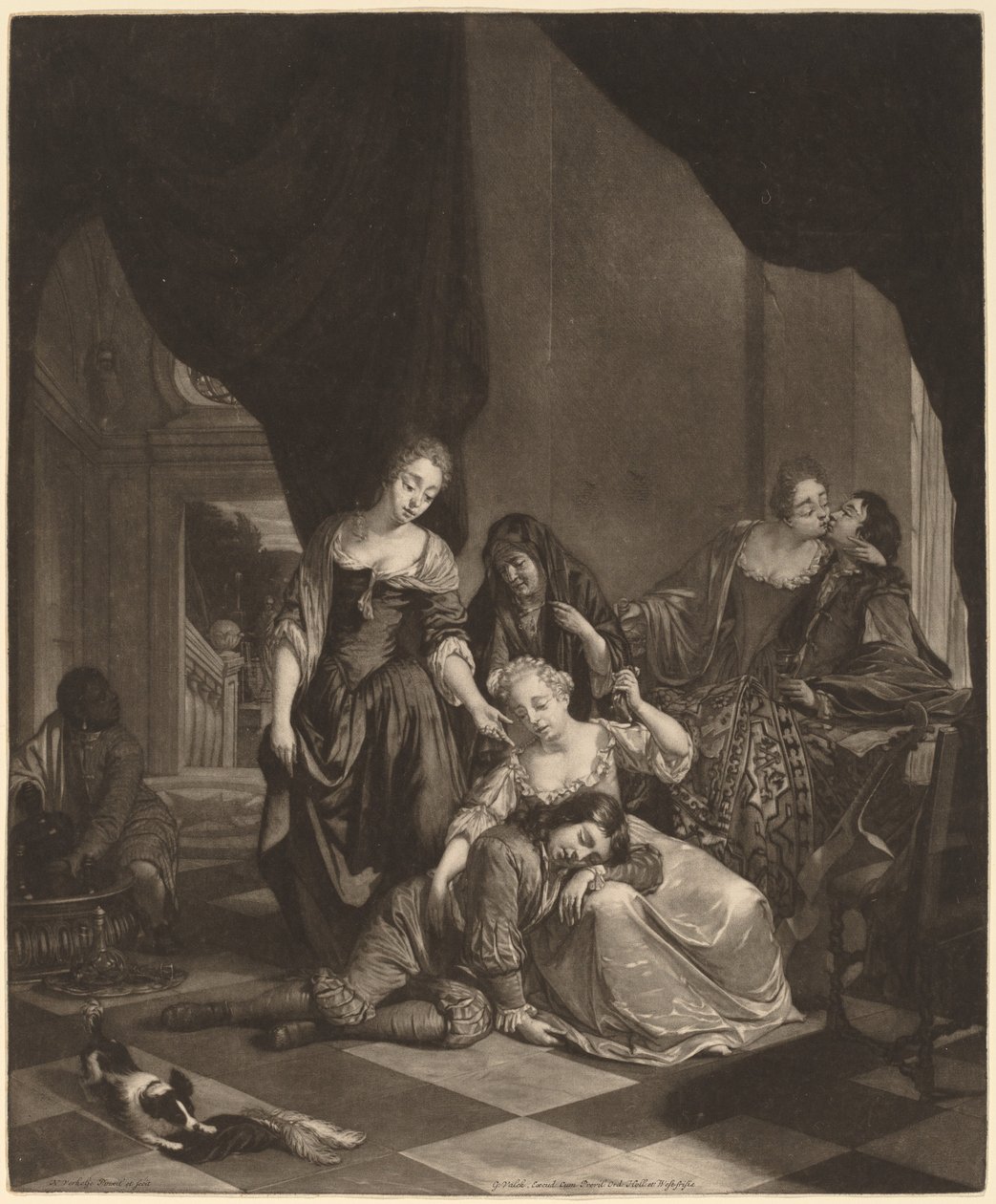 El niño dormido de Nicolaas Verkolje