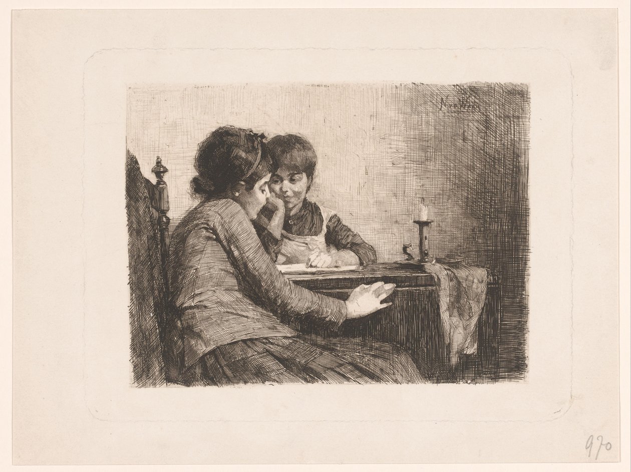 Apreciación del arte (título en el objeto) de Nicolaas van der Waay