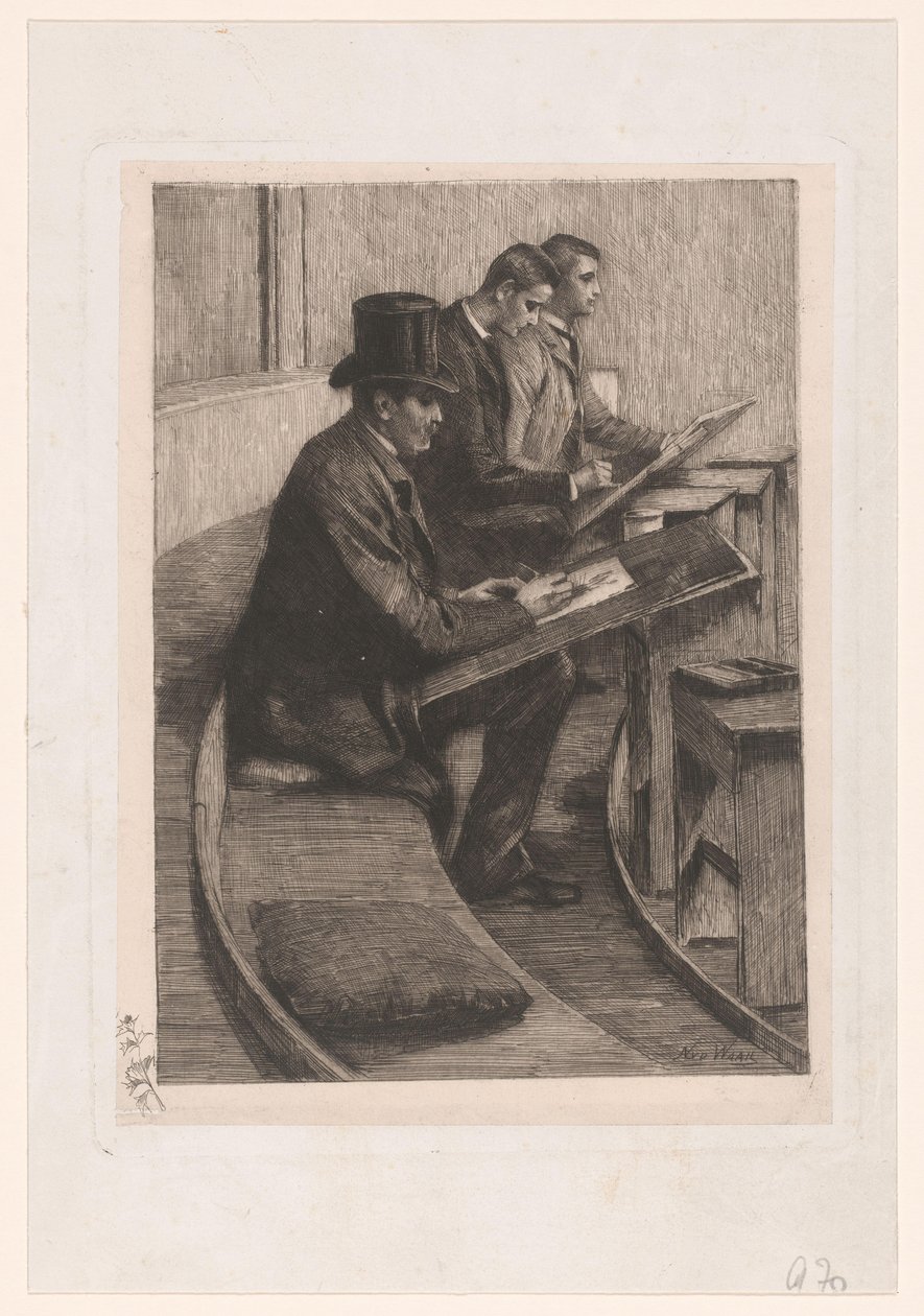 Dibujar a los hombres de Nicolaas van der Waay