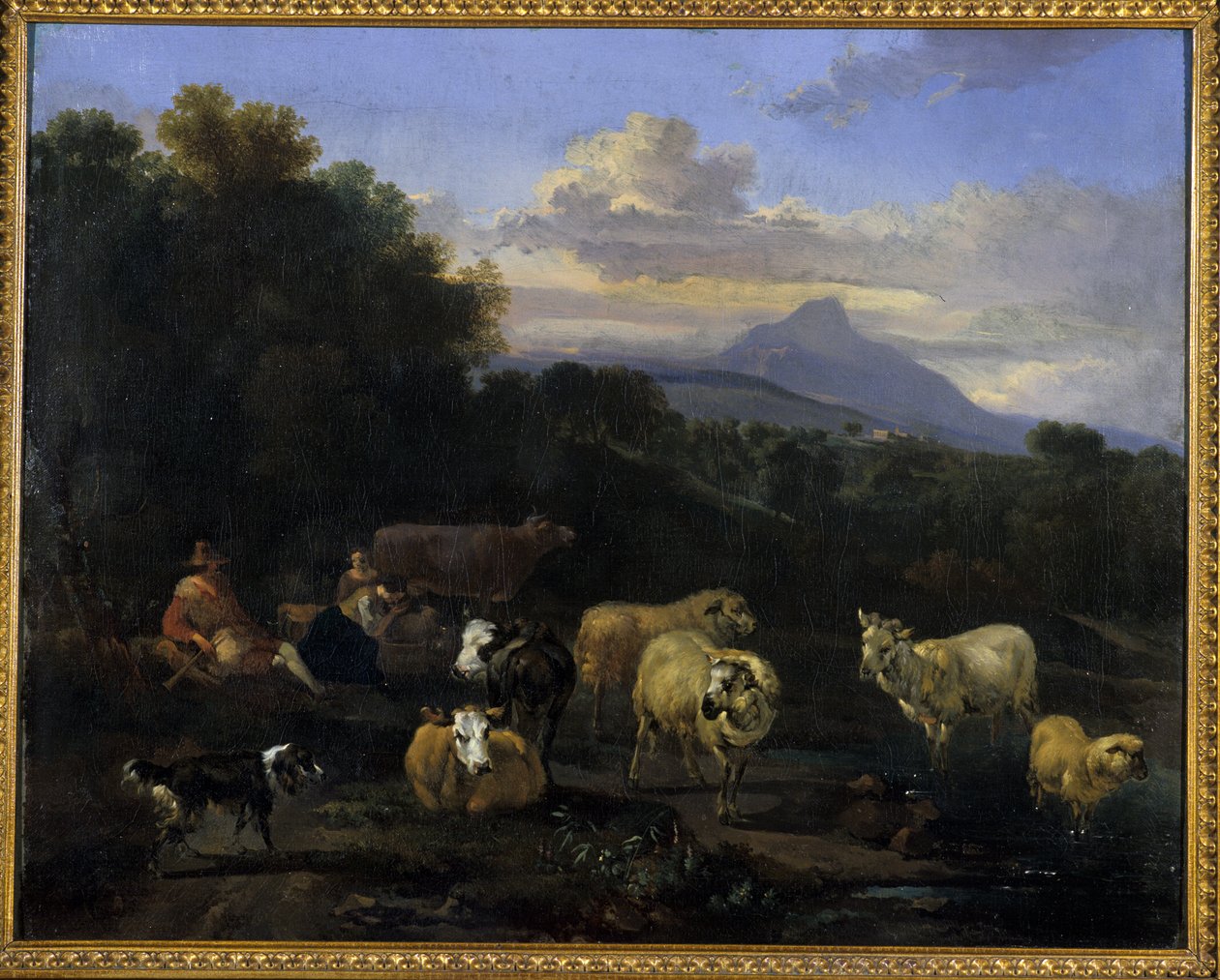 Tarde de verano en Italia de Nicolaes Pietersz. Berchem
