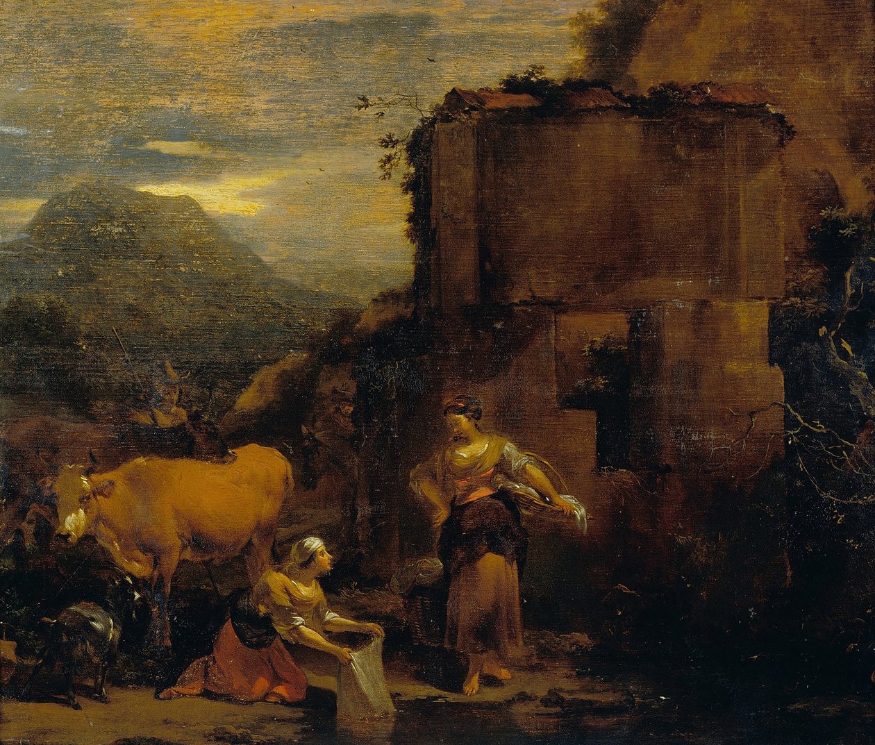 Lavanderas de Nicolaes Pietersz. Berchem