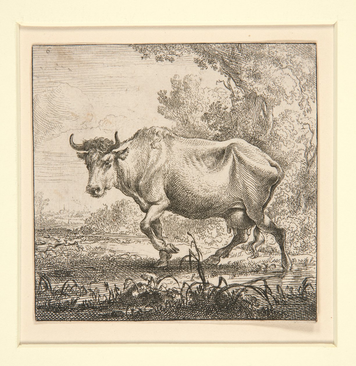 El Conjunto de las Vacas, con la Lechera de Nicolaes Berchem